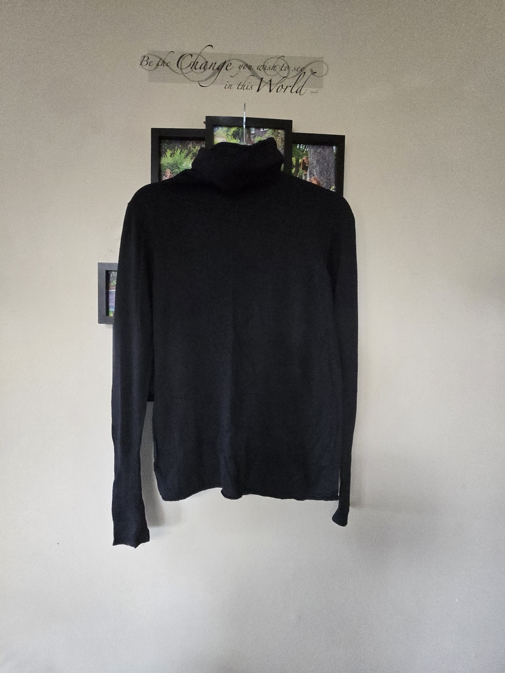 Mossimo Supply Co. Black Long Sleeve Turtleneck Top